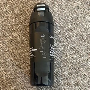 Brand new Owala Black Water Bottle (plastic)